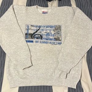 Vintage 1997 Summer Music Camp Crewneck Size L
